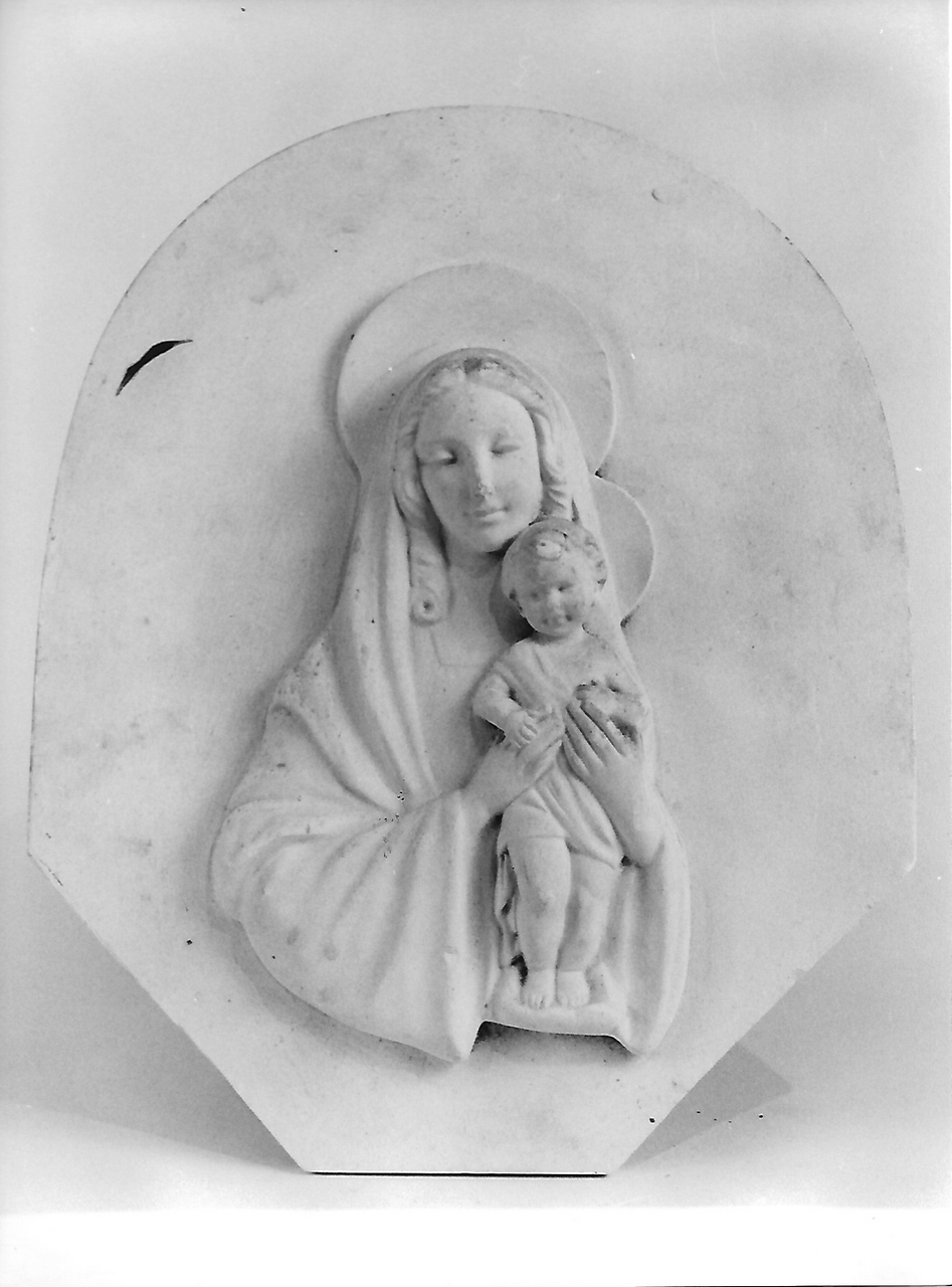 Madonna con bambino (calco, opera isolata) - produzione coreglina (secc. XIX/ XX)