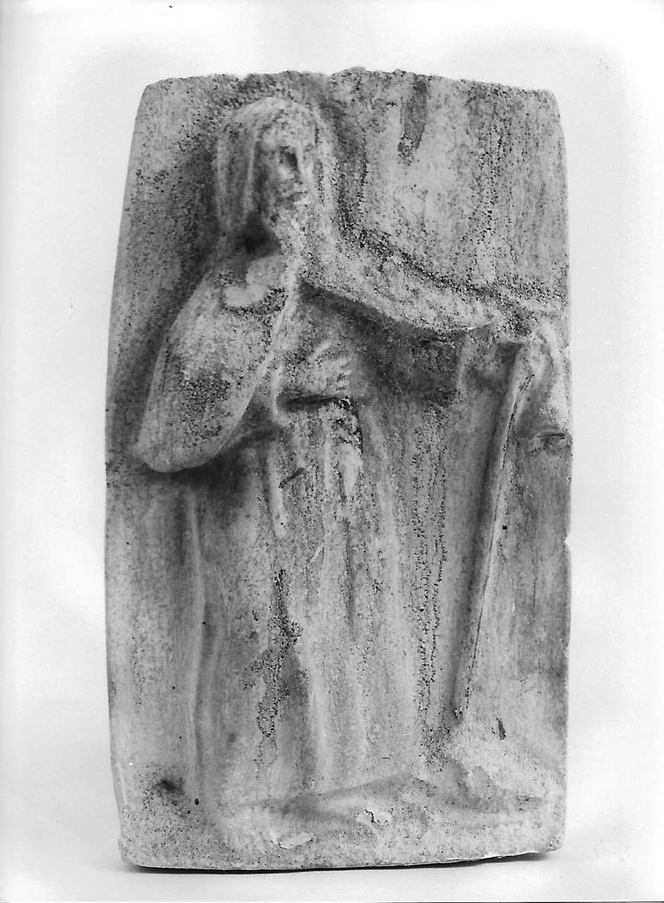 Sant'Antonio Abate (calco, opera isolata) - produzione coreglina (secc. XIX/ XX)