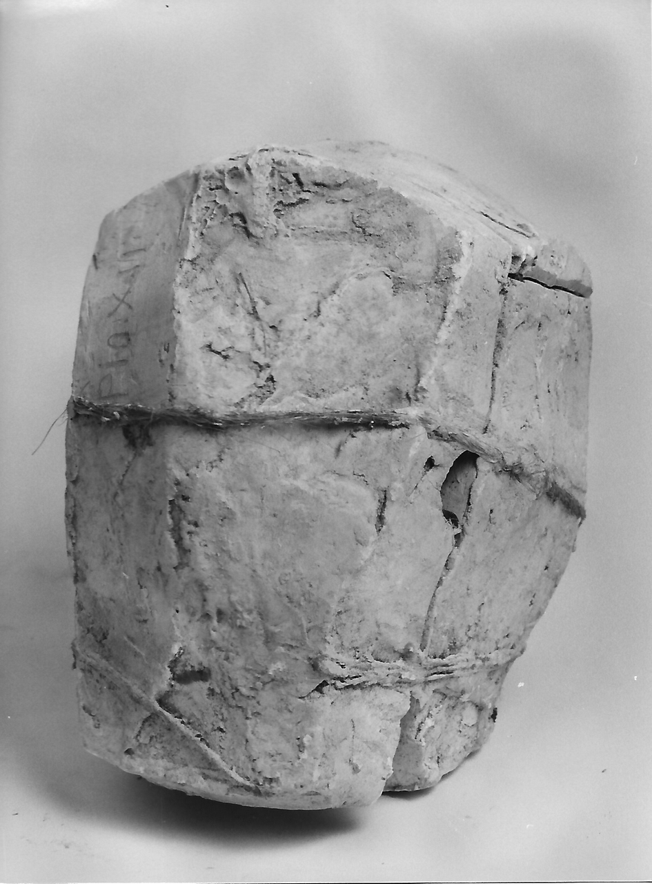 Papa Pio XII (stampo/ calco, insieme) - produzione coreglina (secc. XIX/ XX)