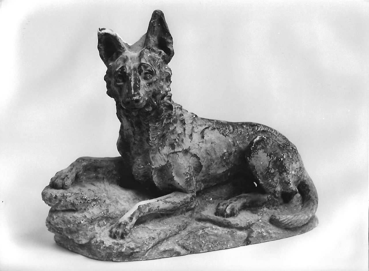 lupo (calco, opera isolata) - produzione coreglina (secc. XIX/ XX)