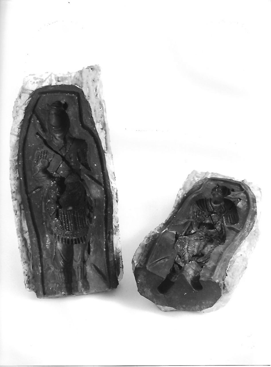 personaggio virile cinese (stampo - in gomma, opera isolata) - produzione coreglina (sec. XX)