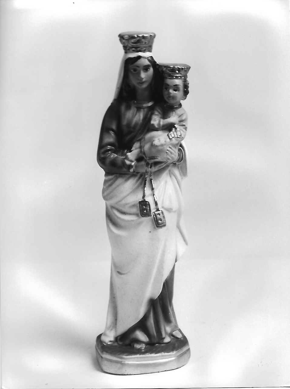 Madonna con bambino (calco, opera isolata) - produzione coreglina (sec. XX)