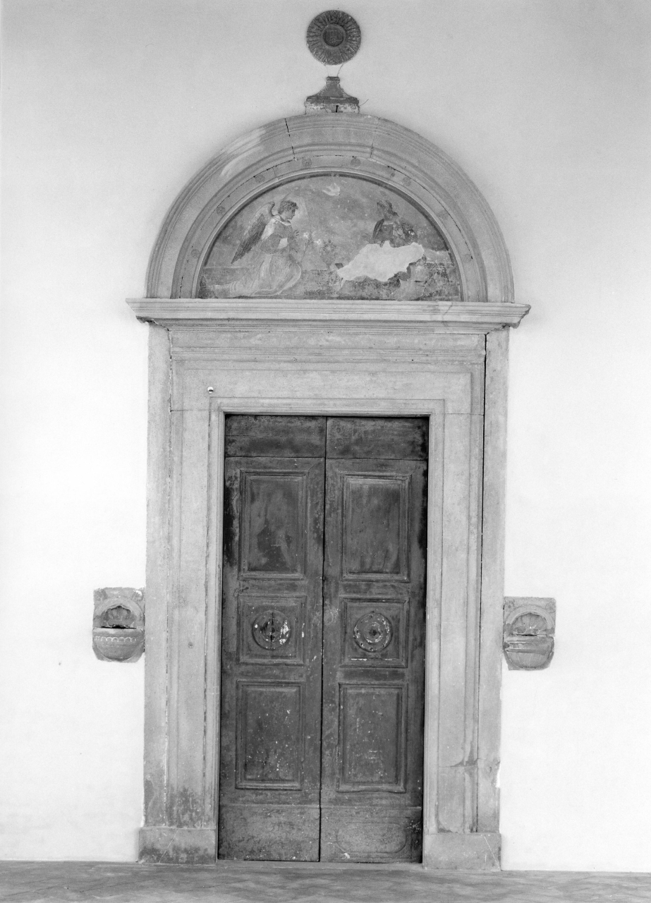 mostra di portale, insieme - bottega toscana (sec. XVII)