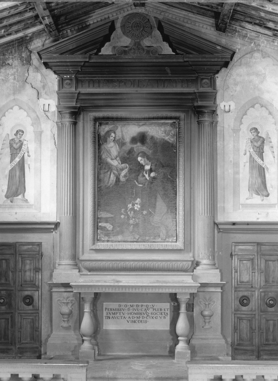 altare a edicola, insieme - bottega toscana (sec. XVII)