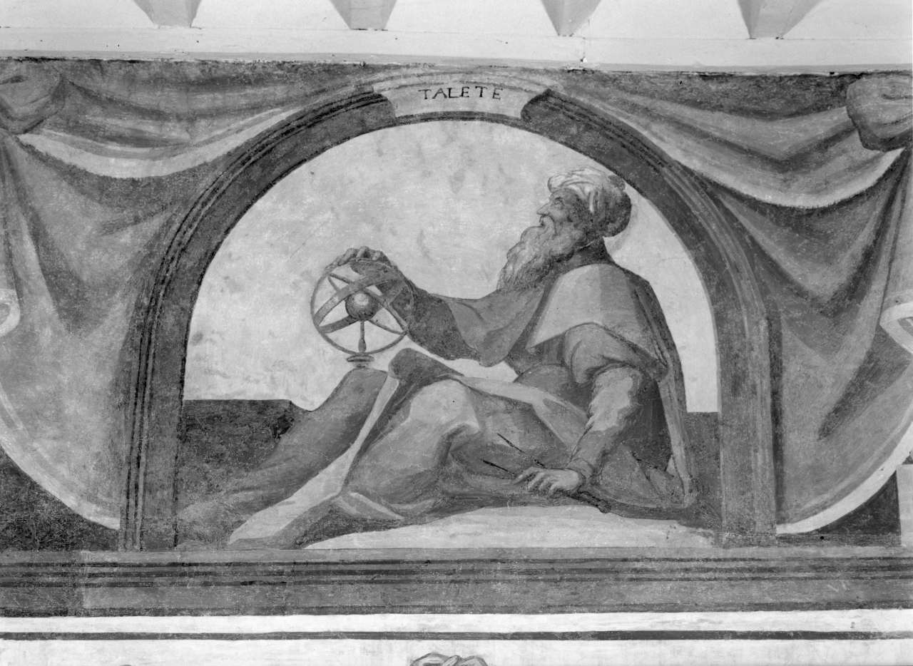 Talete di Mileto (dipinto murale, complesso decorativo) di Gheri Cosimo (sec. XVI)