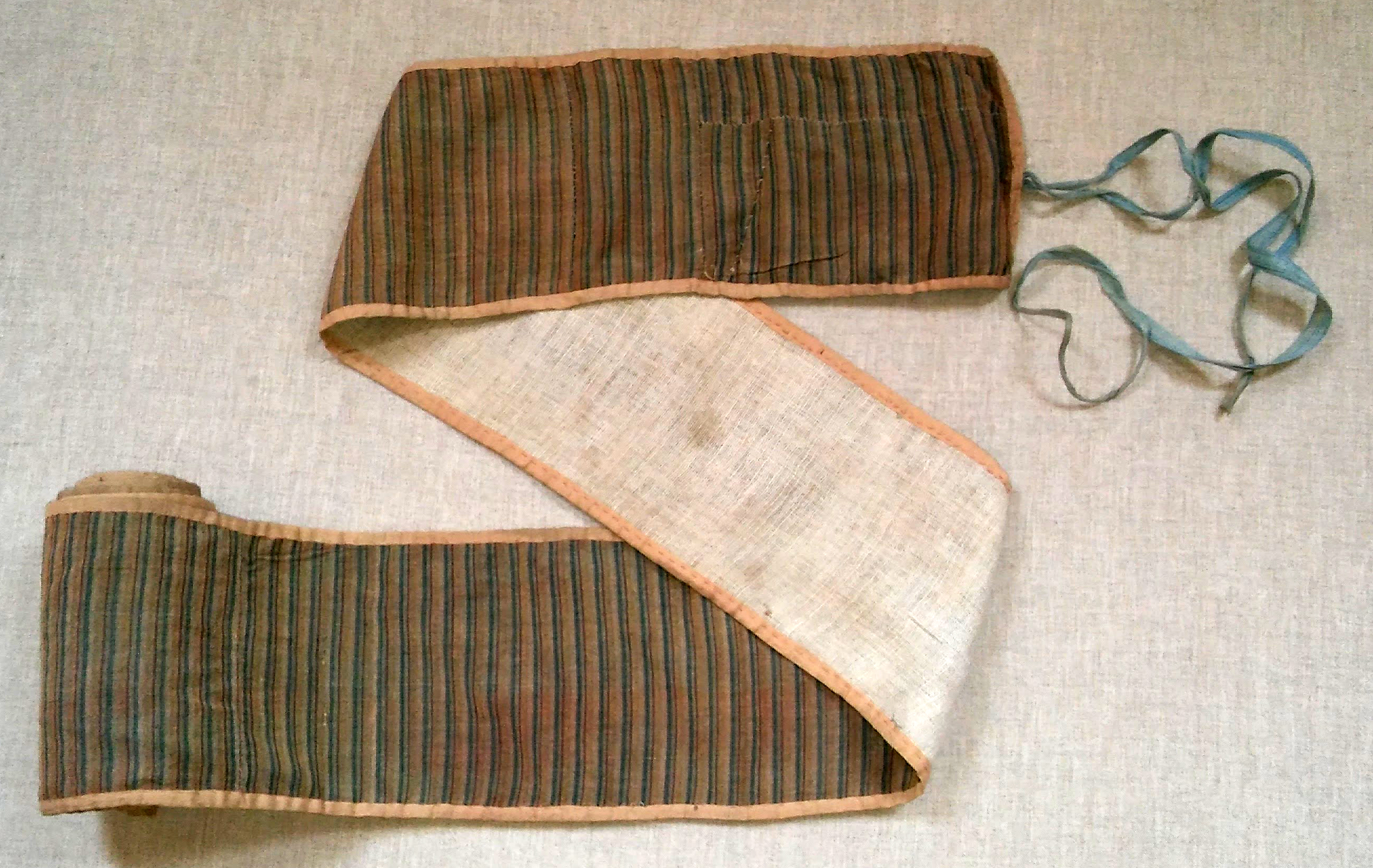 fascia, opera isolata - manifattura piemontese, Ambito ebraico (XIX)