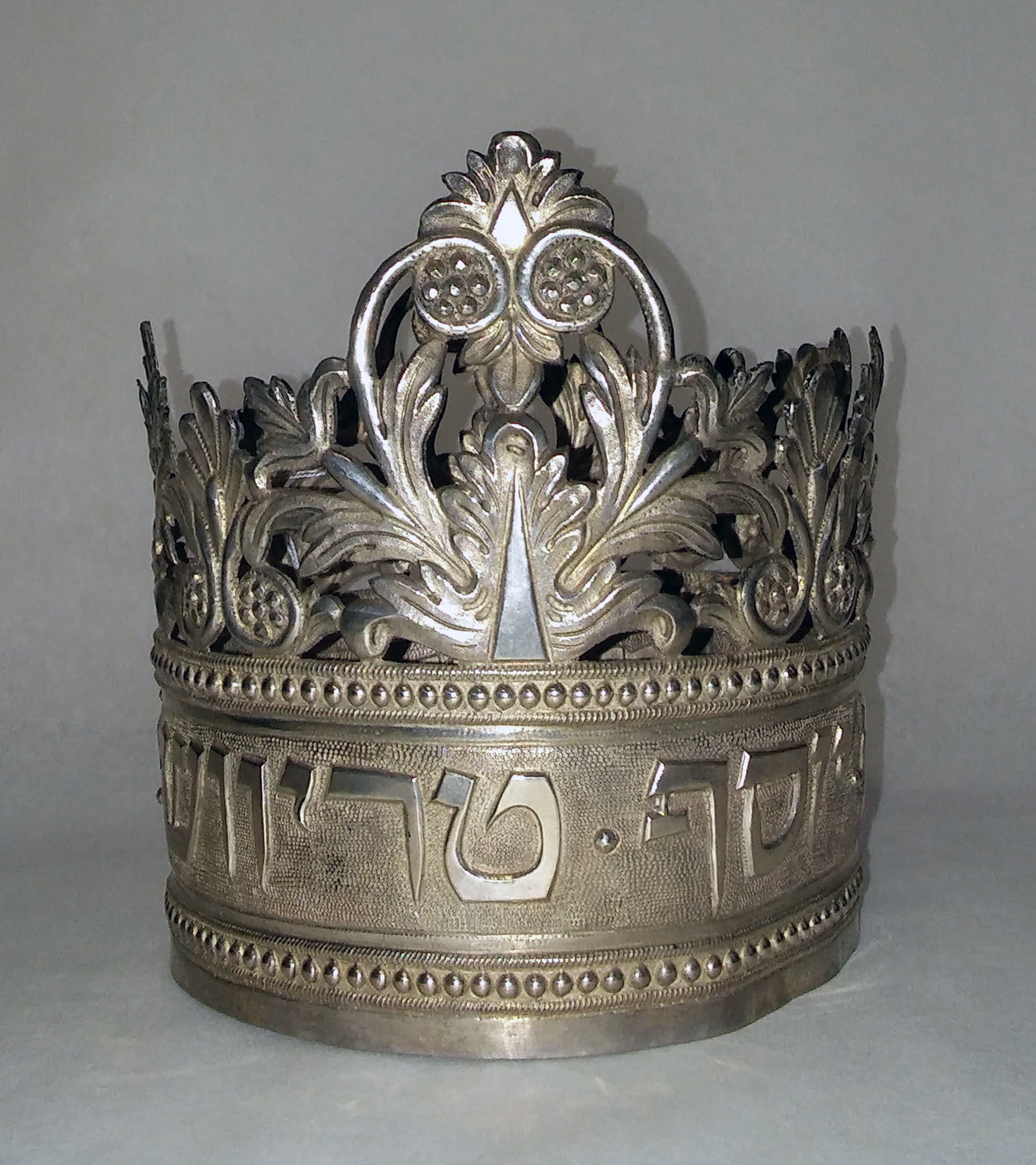 keter, opera isolata - bottega piemontese, Ambito ebraico (inizio XIX)