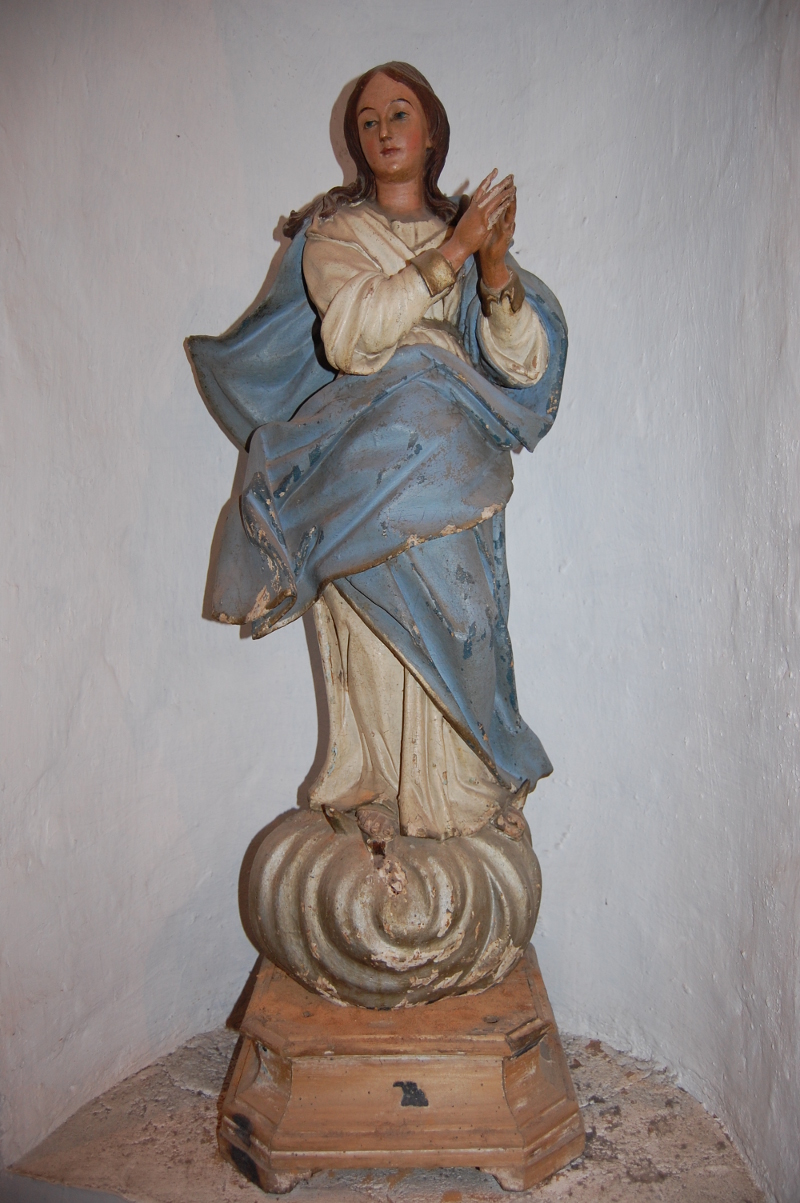 Madonna immacolata, madonna immacolata (scultura - scultura lignea policroma)