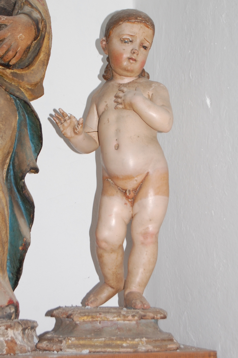 Gesù bambino, gesù bambino (scultura - scultura lignea policroma)