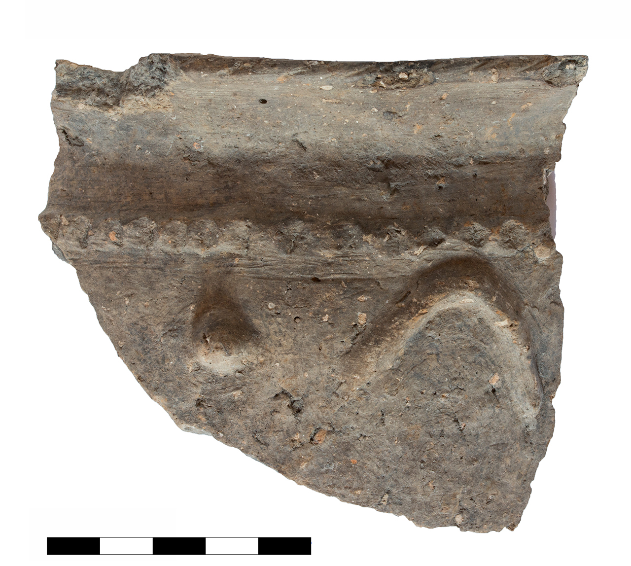 olla/ a corpo ovoide, orlo, parete (età del bronzo recente-finale)