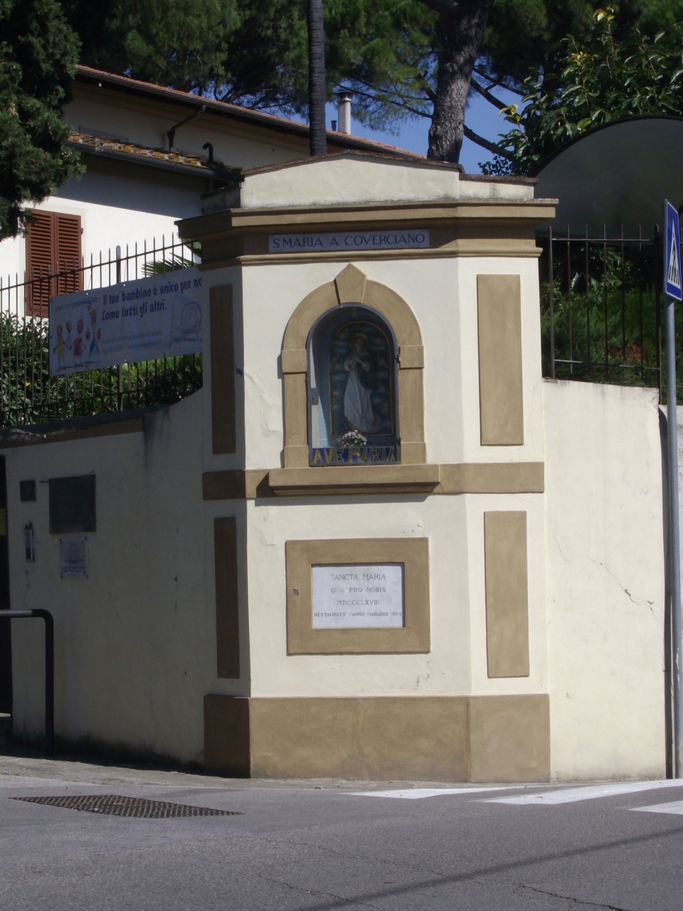 Immacolata Concezione (tabernacolo) - manifattura fiorentina, produzione fiorentina (sec. XX)