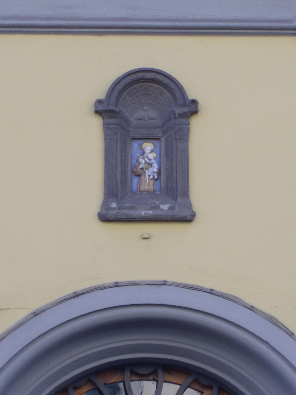 Sant'Antonio da Padova con Gesù Bambino (tabernacolo) - produzione fiorentina (metà sec. XIX)