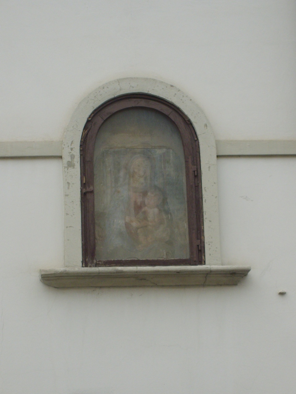 Madonna del garullo, Madonna in trono con Bambino (tabernacolo) di Gherardo di Giovanni detto Gherardo del Fora, Monte di Giovanni del Fora (ultimo quarto sec. XV)