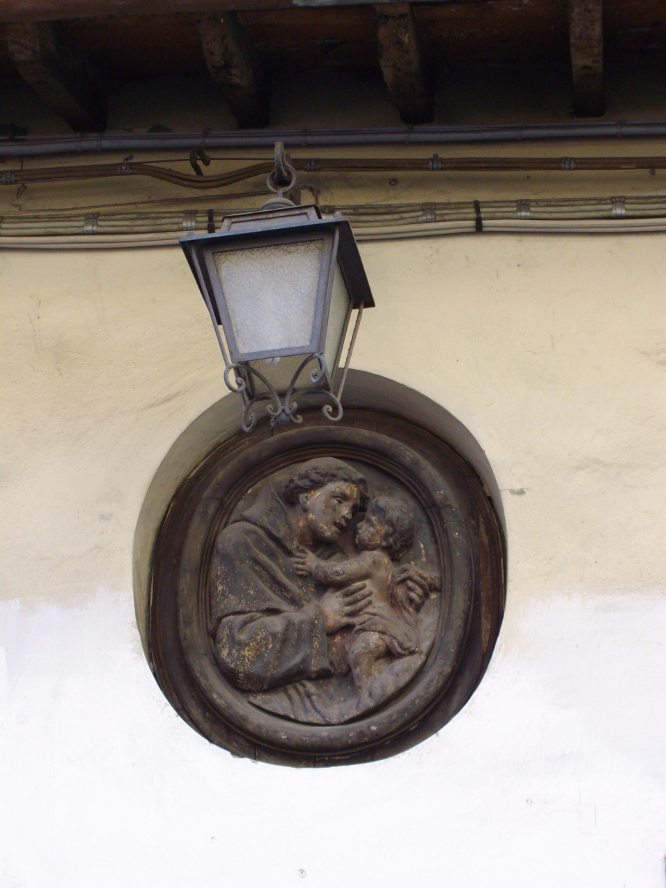 Sant'Antonio da Padova con Gesù Bambino (tabernacolo) - ambito fiorentino (sec. XVIII)