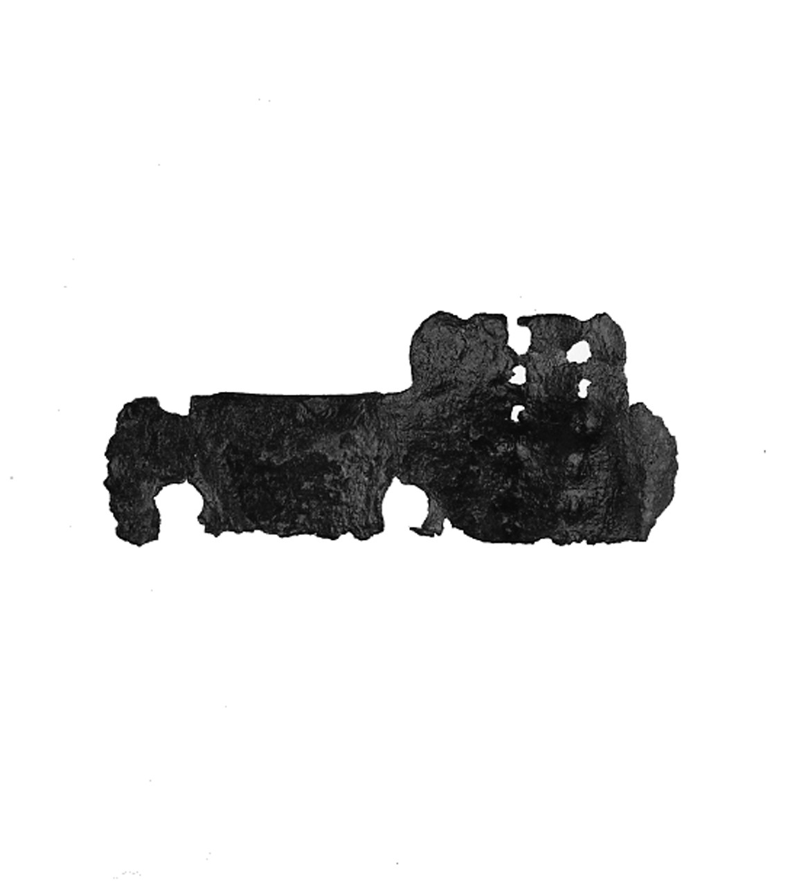 lamina votiva - ambito veneto (secc. III/ I a.C)