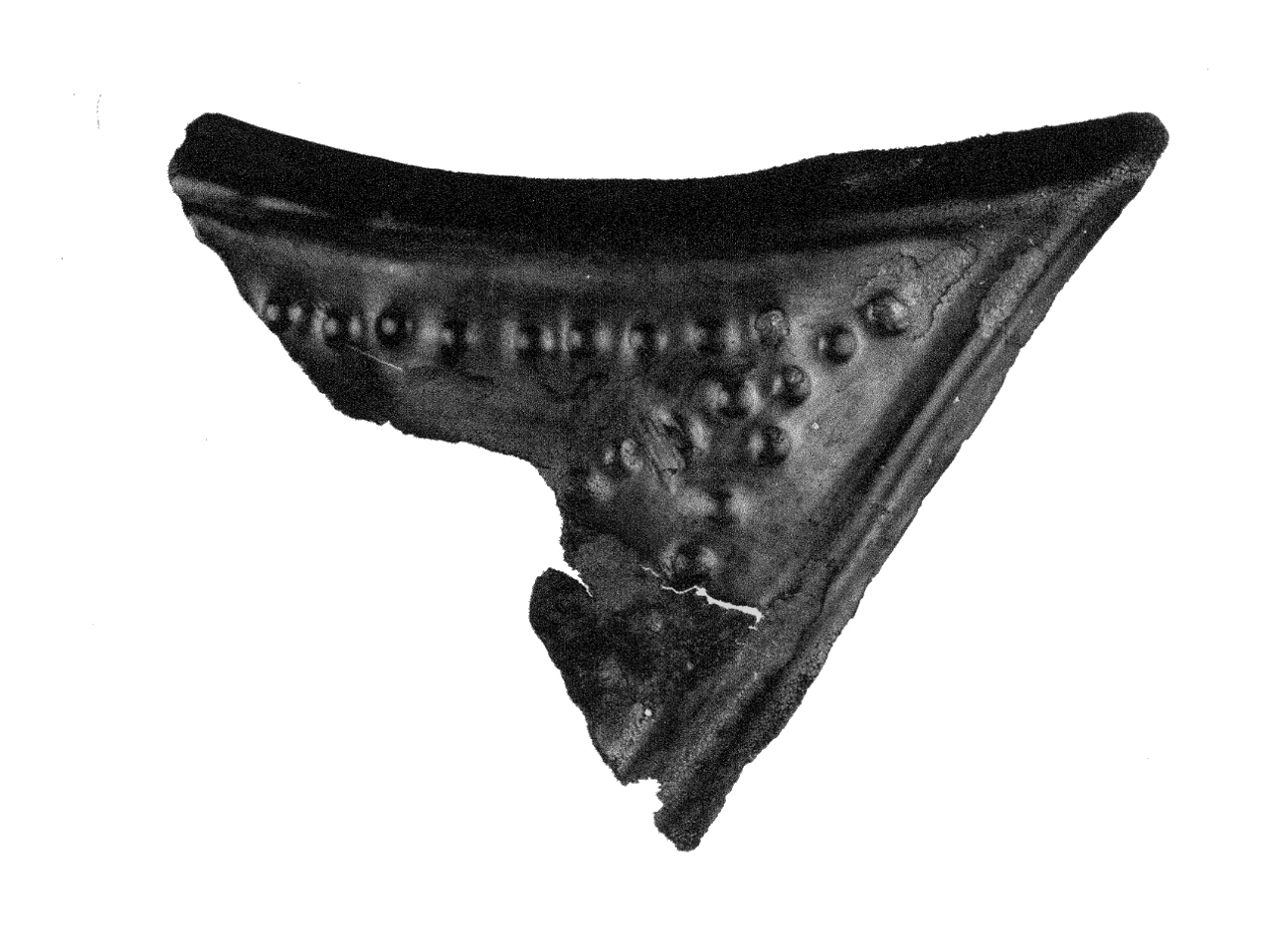 lamina votiva - ambito veneto (secc. III/ I a.C)
