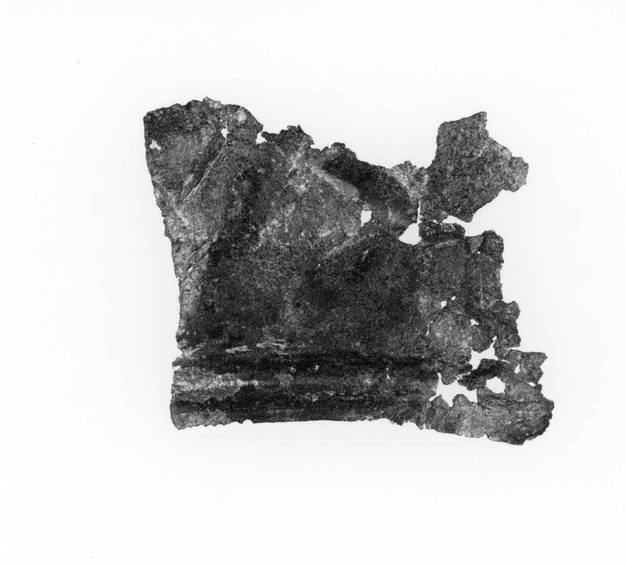 lamina votiva - ambito veneto (secc. III/ I a.C)