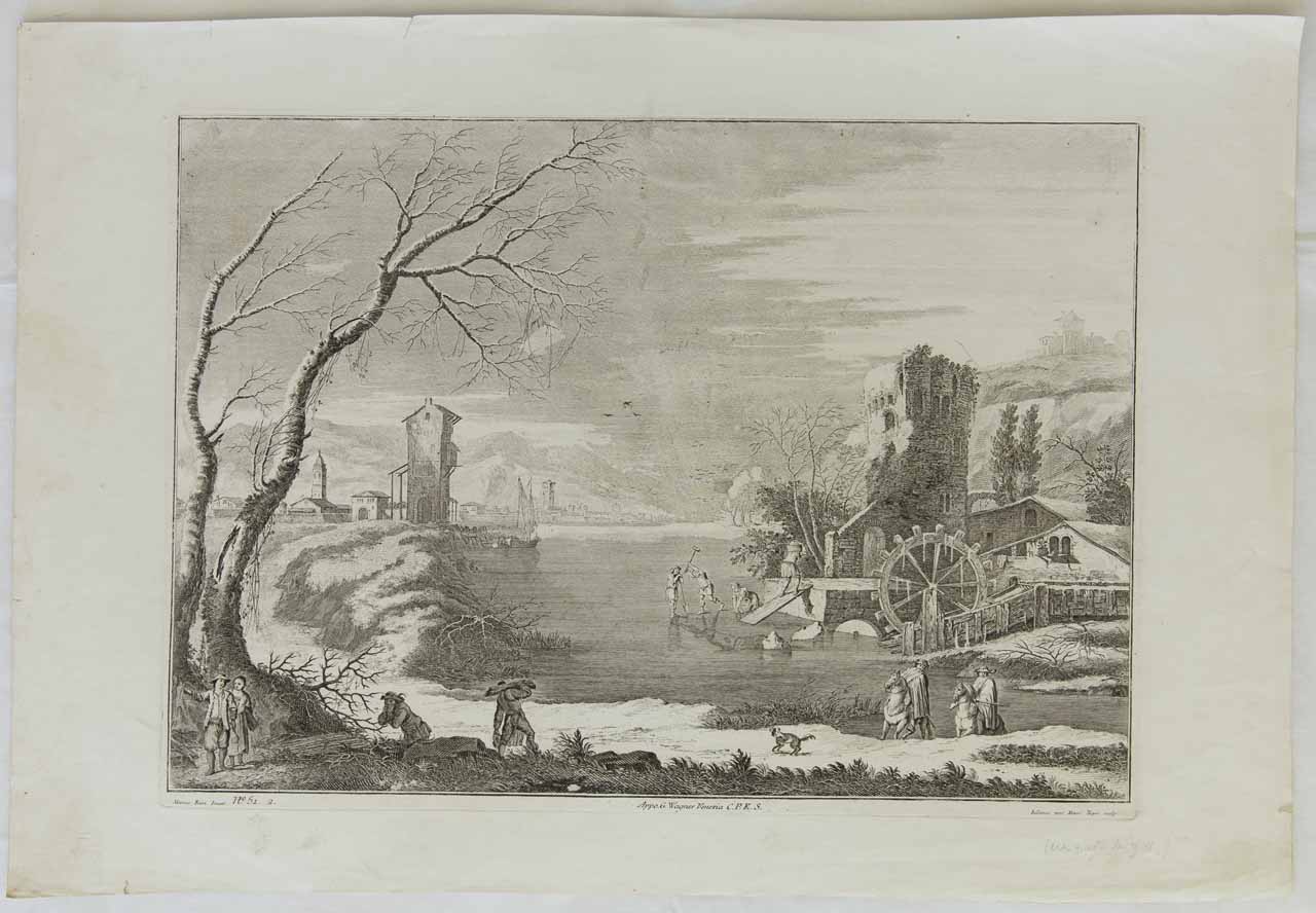 Inverno (stampa, serie) di Giampiccoli Giuliano, Ricci Marco - ambito veneto (XVIII)