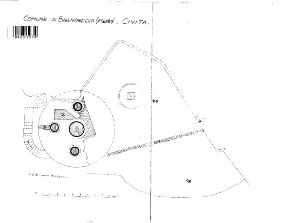 cisterna, infrastruttura idrica - Bagnoregio (VT)  (Età romana)