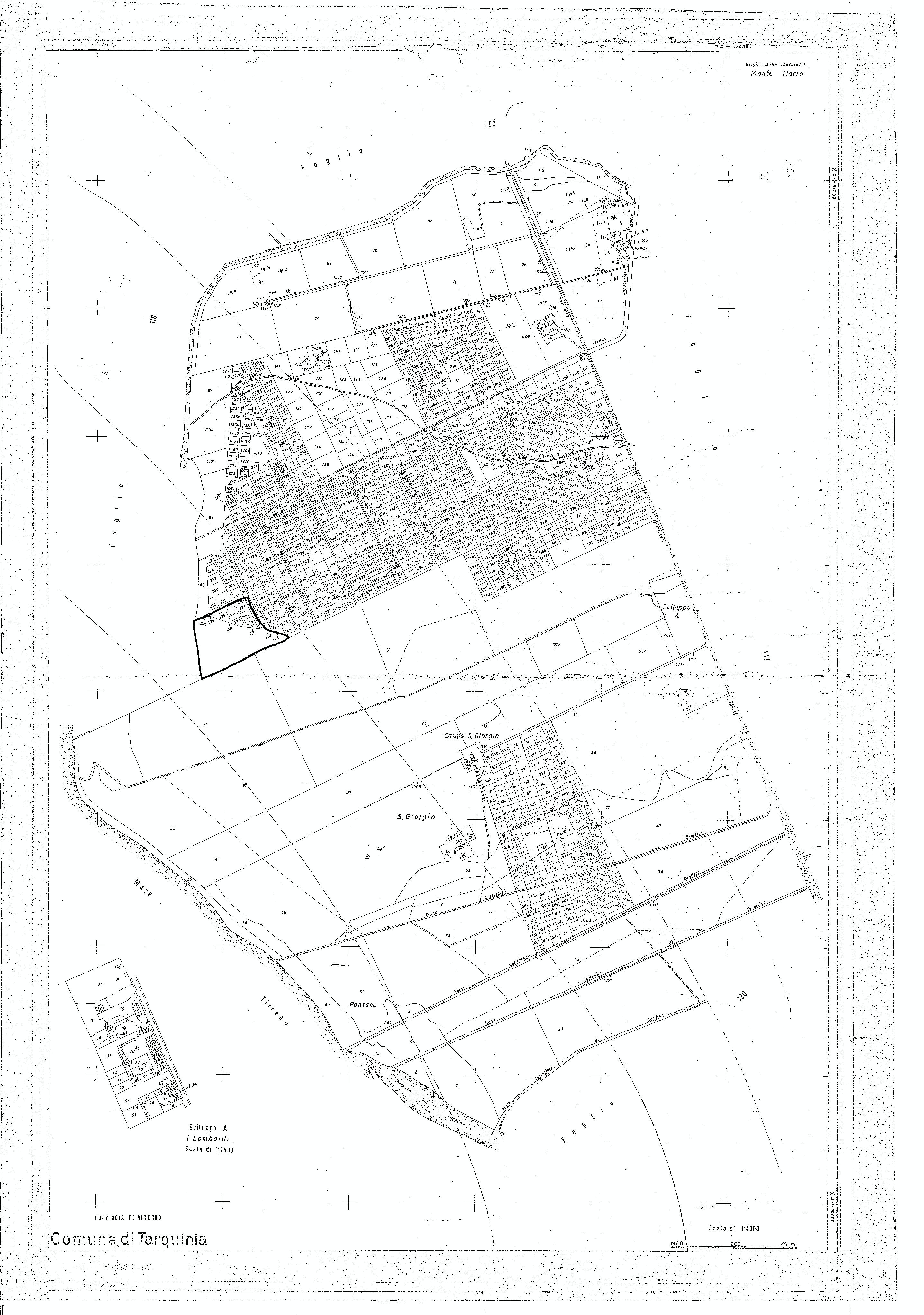 Abitato romano di PIAN DI GIORGIO (insediamento urbano, insediamento) - Tarquinia (VT)  (Età romana imperiale)