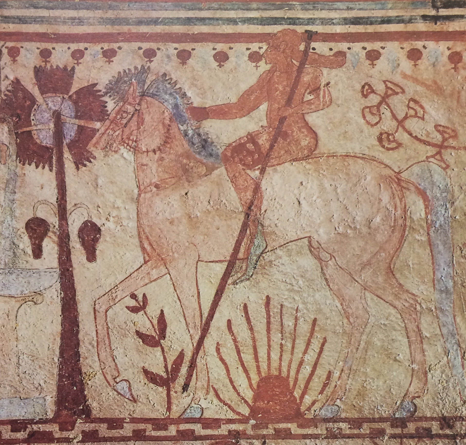 TOMBA DEI TORI - Secondi Archi (tomba a camera ipogea, area ad uso funerario) - Tarquinia (VT)  (seconda metà VI a.C)