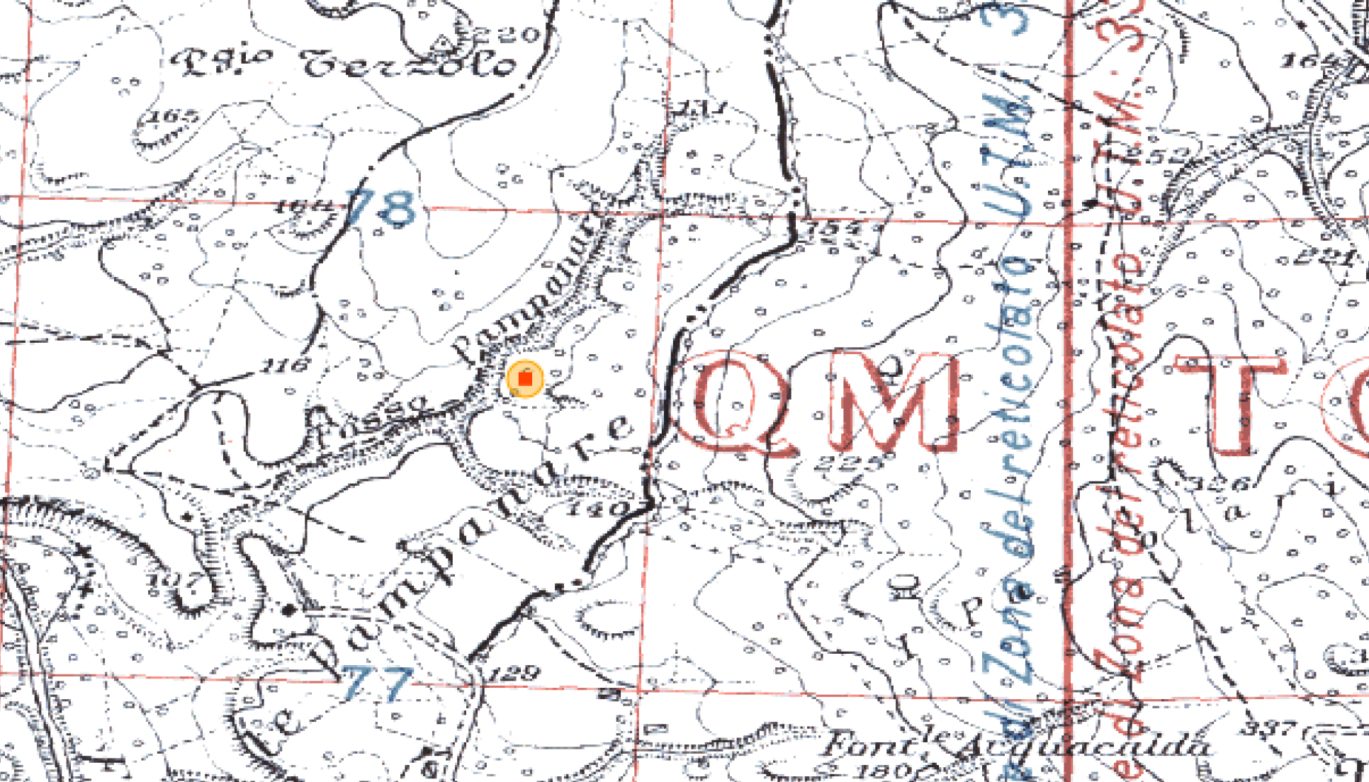 CASTELLINA DELLE PAMPANARE (insediamento) - Blera (VT)  (Bronzo medio)