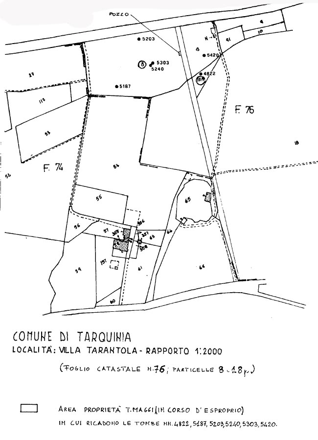 Necropoli cd. di VILLA TARANTOLA (necropoli, area ad uso funerario) - Tarquinia (VT)  (VI-II a.C)