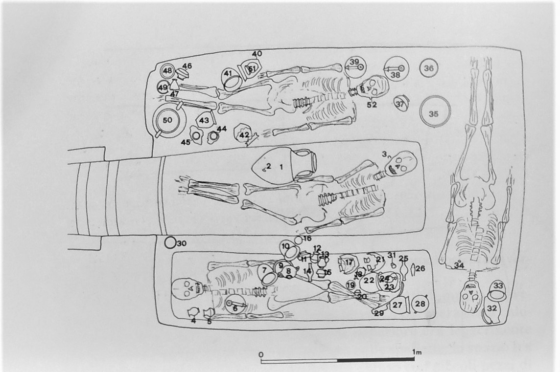 TOMBA n. 6093 - Calvario (tomba a camera ipogea, area ad uso funerario) - Tarquinia (VT)  (fine/ inizio III sec. a.C./ II sec. a.C)