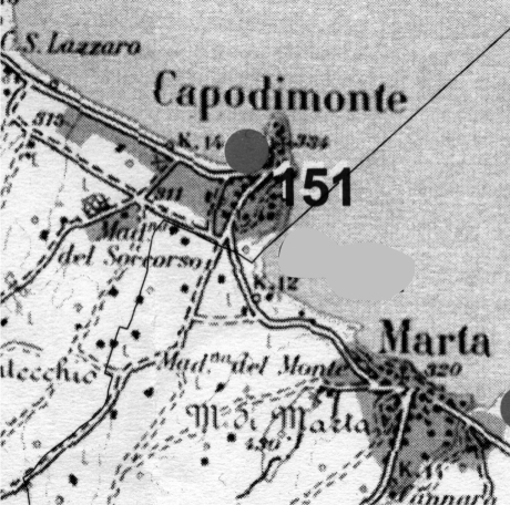 Porto di Capodimonte (area di materiale mobile, area di frammenti fittili) - Capodimonte (VT)  (Età del Bronzo medio)