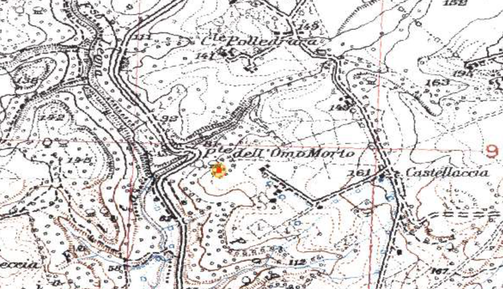 OMO MORTO (insediamento) - Tuscania (VT)  (età del bronzo)