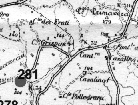 Castellina della Roccaccia (insediamento, insediamento naturalmente difeso) - Tarquinia (VT)  (Età del Bronzo recente)