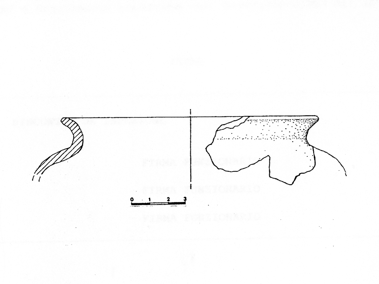 orlo di olla - Locale romanizzato (IV-VII d.C)