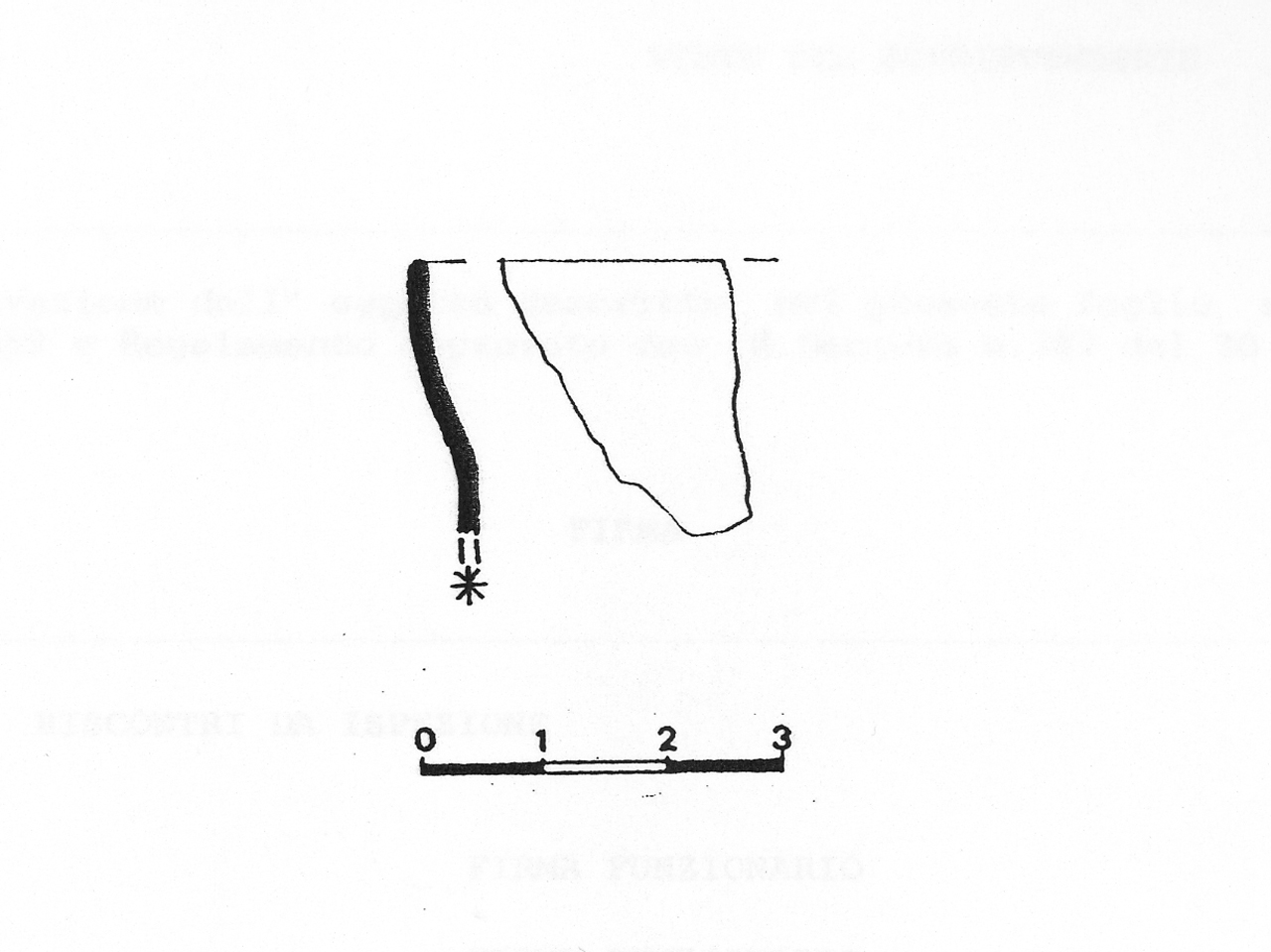 orlo di calice - Locale romanizzato (V-VII d.C)