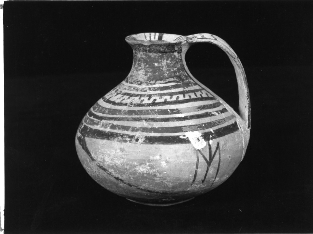 brocca - produzione indigena (metà sec. VI a.C)