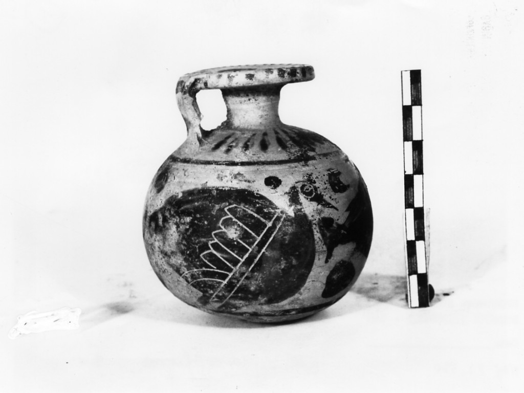 aryballos - corinzio antico-medio (fine/ inizio secc. VII-VI a.C)