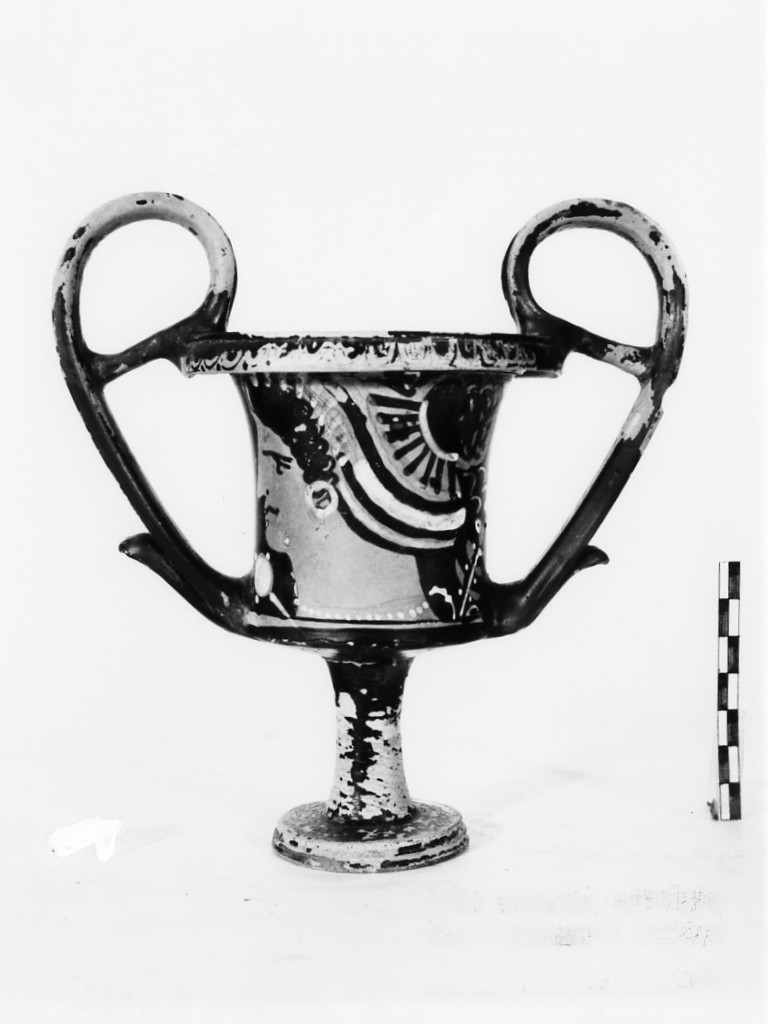 kantharos - tardo apulo (seconda metà sec. IV a.C)