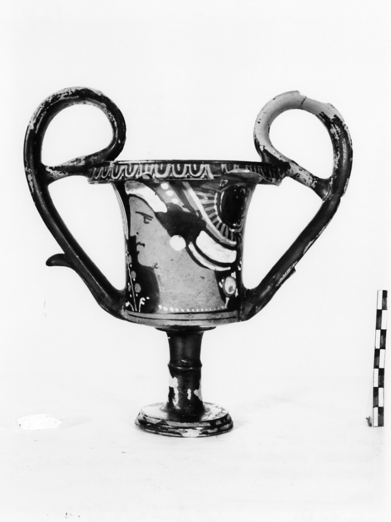 kantharos - tardo apulo (seconda metà sec. IV a.C)