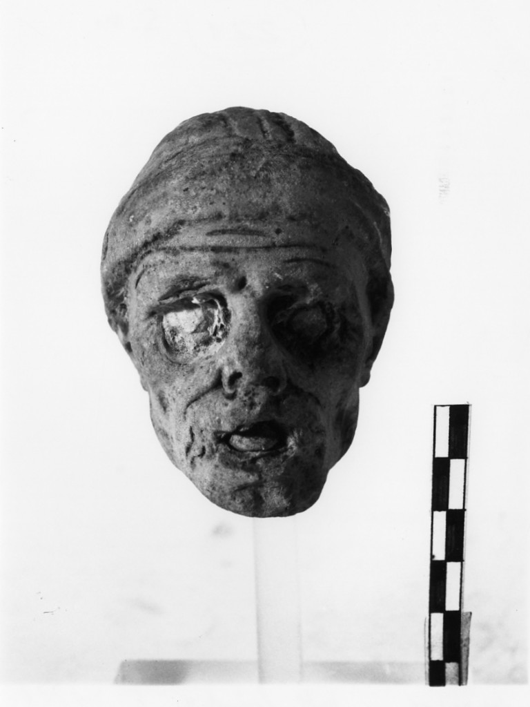 figura maschile (statuetta/ testa) - produzione magnogreca (?) (età tardoellenistica)