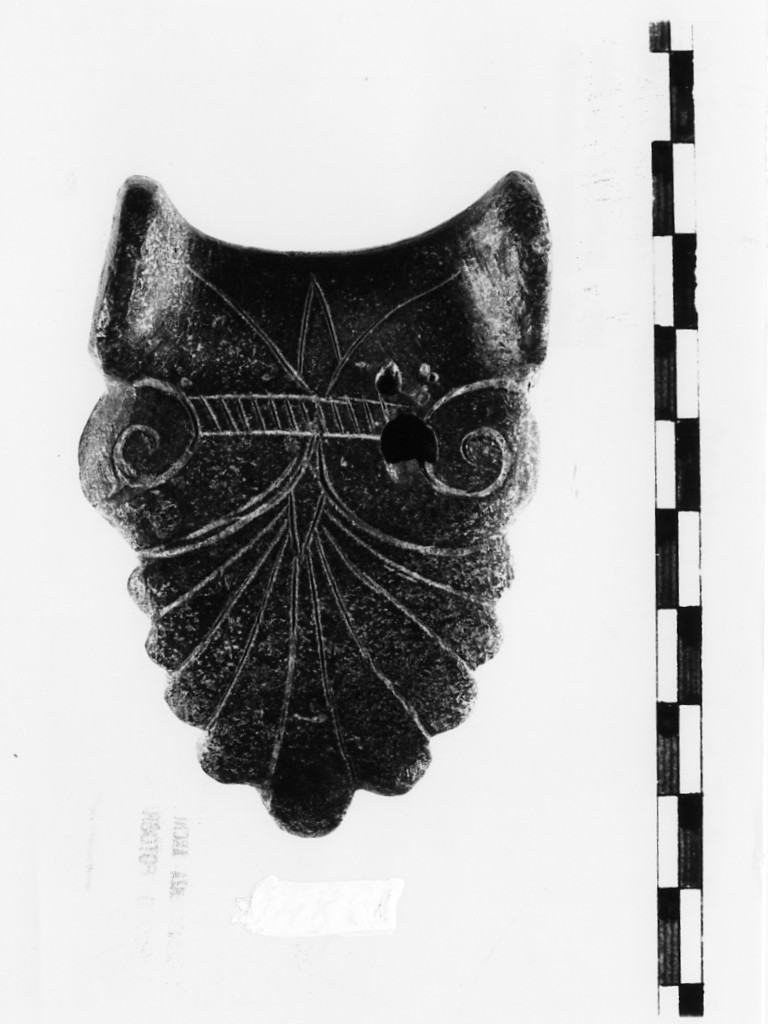 lebete/ ansa - produzione magnogreca (sec. VI a.C)