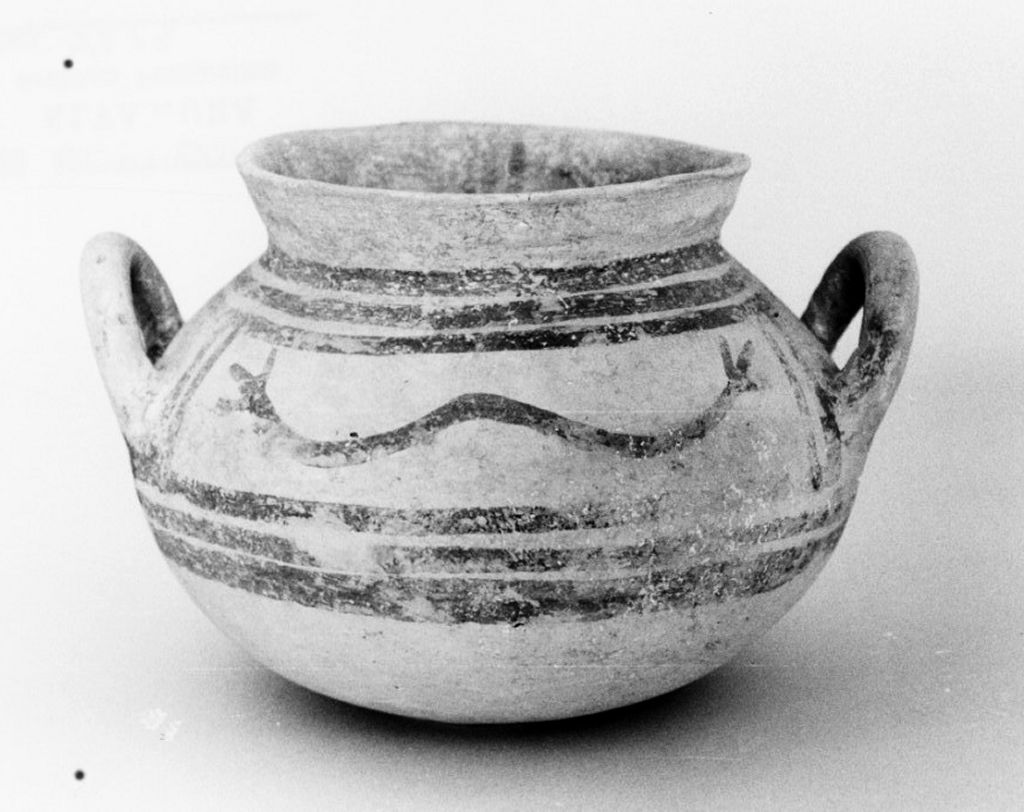 olla - produzione peucezia (sec. VI a.C)