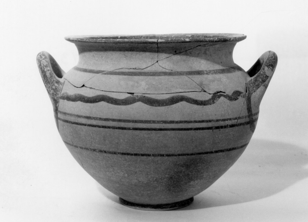 cratere - produzione peucezia-enotria (sec. IV a.C)