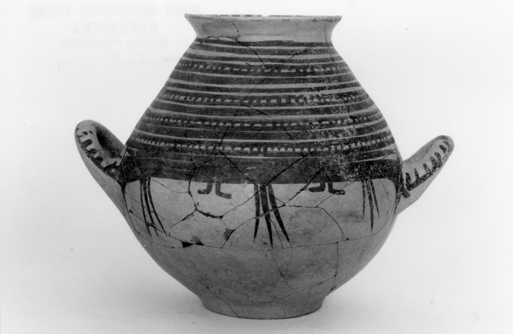 olla - produzione peucezia (sec. VI a.C)