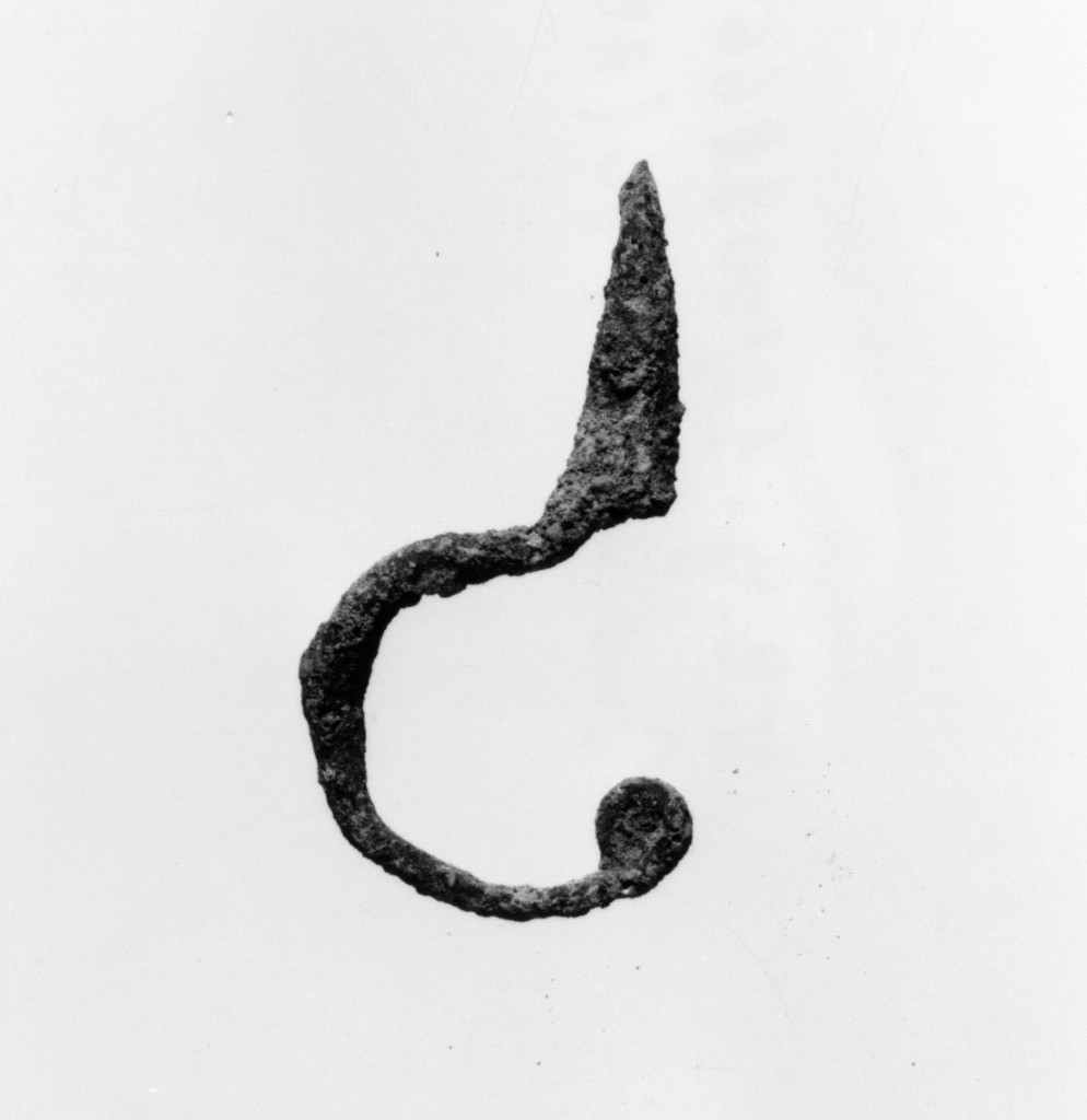 fibula ad arco semplice (seconda metà sec. VI a.C)
