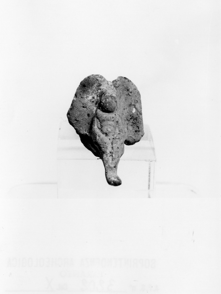 erote alato (terracotta figurata) - fabbrica tarantina (inizio sec. III a.C)