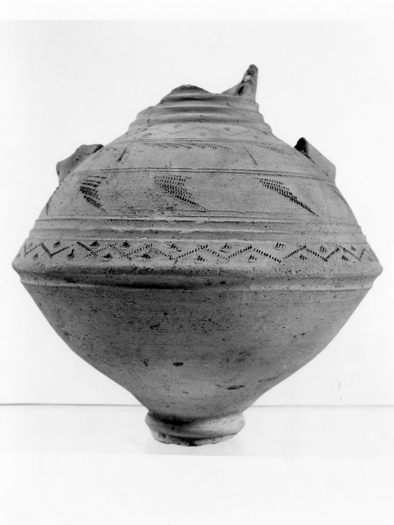 anforetta con filtro - fabbrica locale (sec. XV d.C)