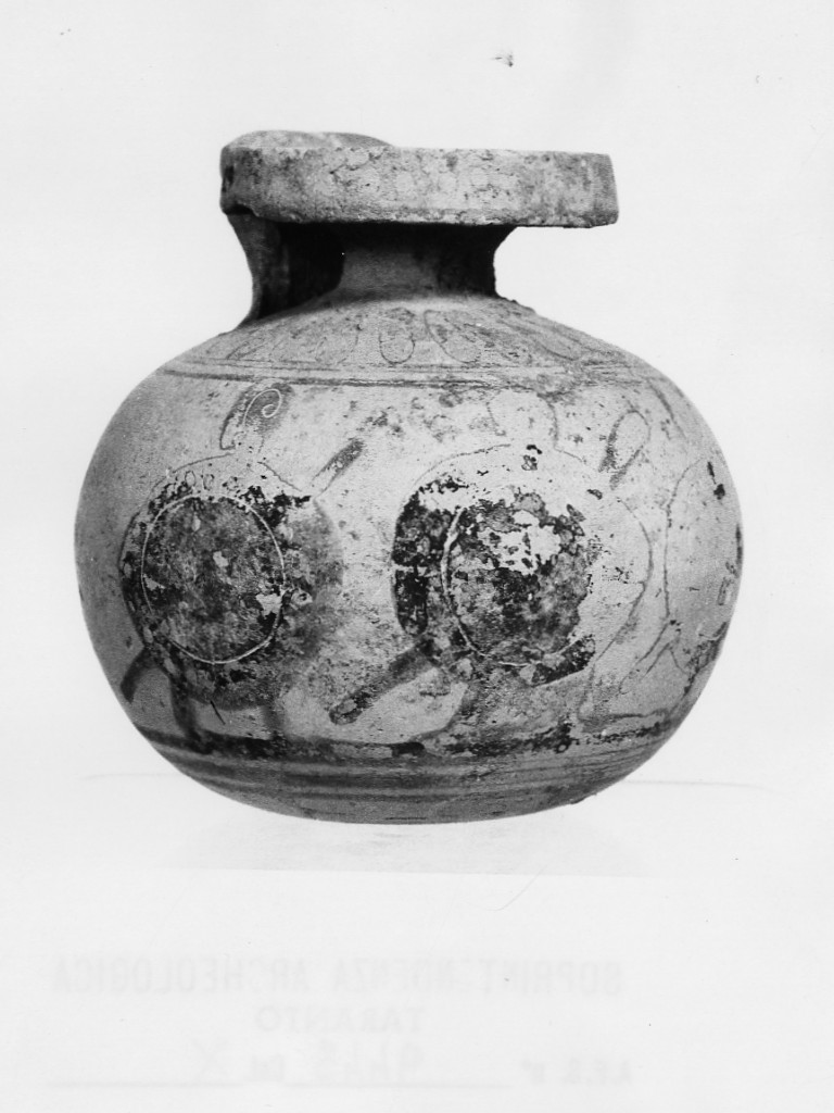 aryballos - fabbrica locale (secondo quarto sec. VI a.C)