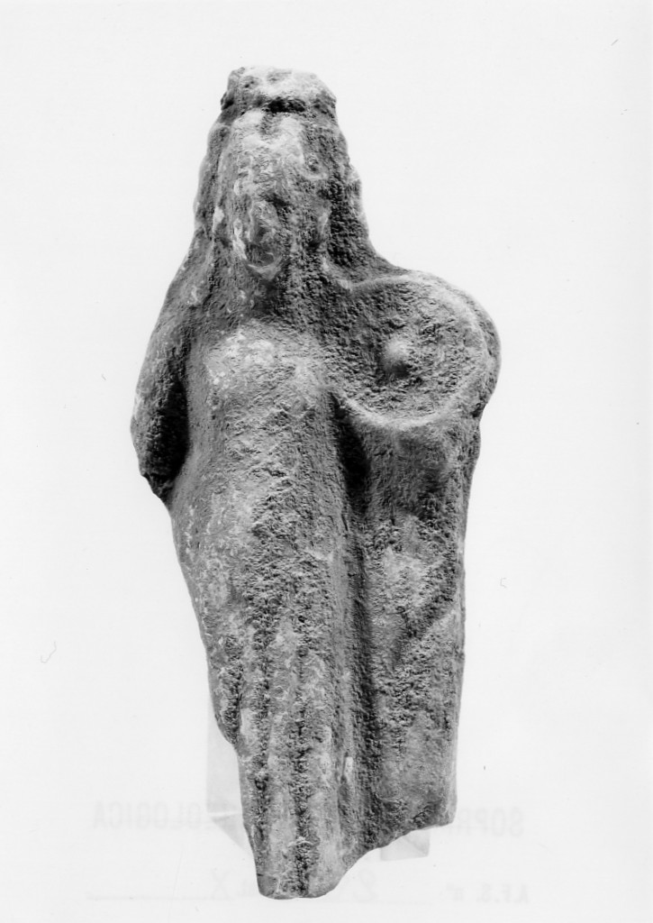 Polyboia (terracotta figurata, culto di Apollo-Hyakinthos) - fabbrica tarantina (secc. IV a.C.-III a.C)