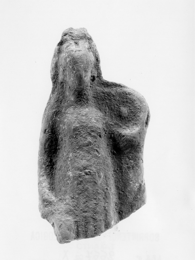 Polyboia (terracotta figurata, culto di Apollo-Hyakinthos) - fabbrica tarantina (secc. IV a.C.-III a.C)