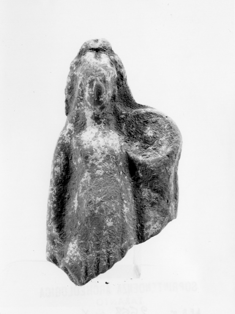 Polyboia (terracotta figurata, culto di Apollo-Hyakinthos) - fabbrica tarantina (secc. IV a.C.-III a.C)