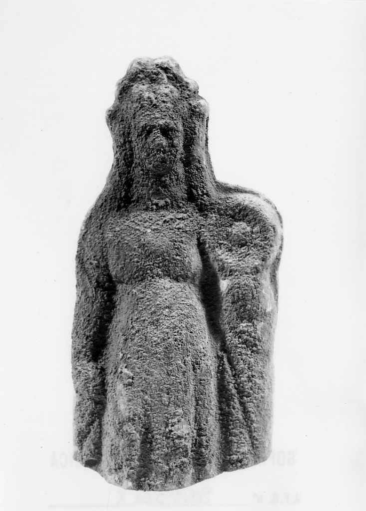 Polyboia (terracotta figurata, culto di Apollo-Hyakinthos) - fabbrica tarantina (secc. IV a.C.-III a.C)